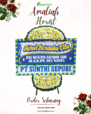 Papan Bunga Duka di Wenam
