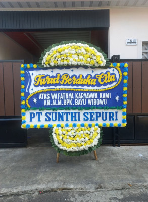 Papan Bunga Duka di Wenam